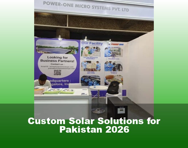 Custom Solar Solutions for Pakistan 2026